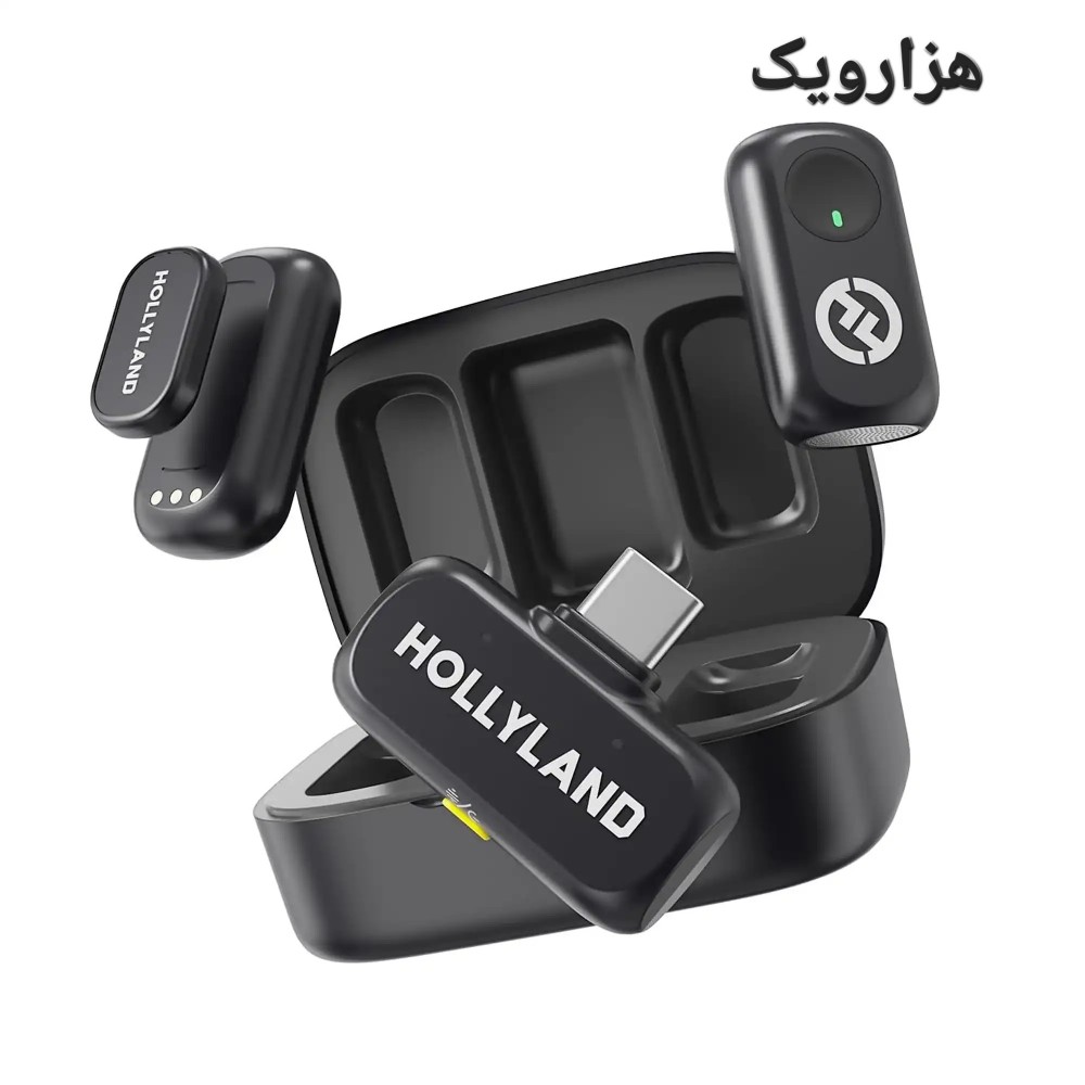 میکروفون یقه ای هالی لند Hollyland lark A1 Mini Duo